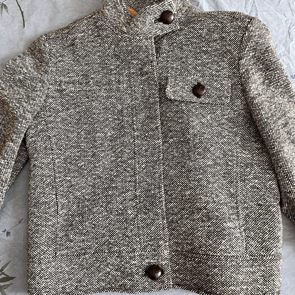 Hilfiger Chocolate Brown Tweed Blazer by Tommy Hilfiger